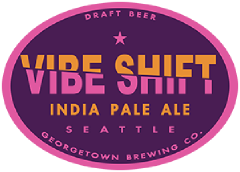 Vibe Shift IPA tap handle logo